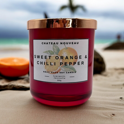 Sweet Orange & Chilli Pepper Candle - 300g