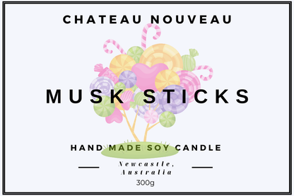 Musk Sticks Candle - 300g