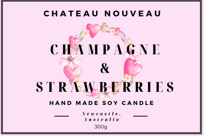 Champagne & Strawberries Candle - 300g