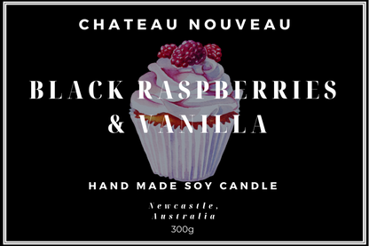 Black Raspberries & Vanilla Candle - 300g