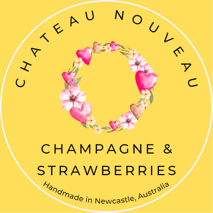 Champagne & Strawberries-Shot Pot-35g-Chateau Nouveau