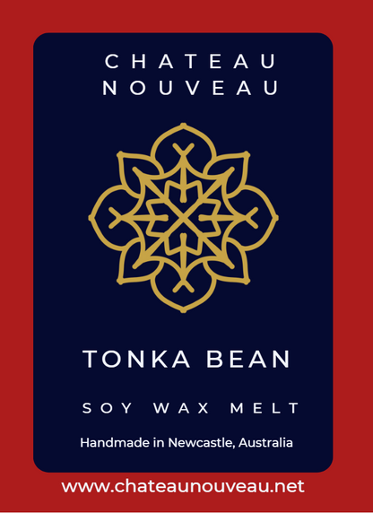 Tonka Bean-Clam Shell-75g-Chateau Nouveau-Soy Wax-Handmade