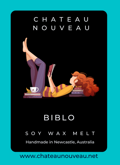 Biblio-Clam shell-Clamshell-75g-Chateau Nouveau-Soy Wax-Handmade