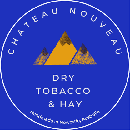 the logo for dry tobacco and hay