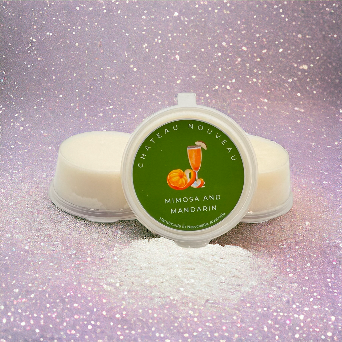 Mimosa & Mandarin-Shot Pot-35g-Chateau Nouveau-Soy Wax